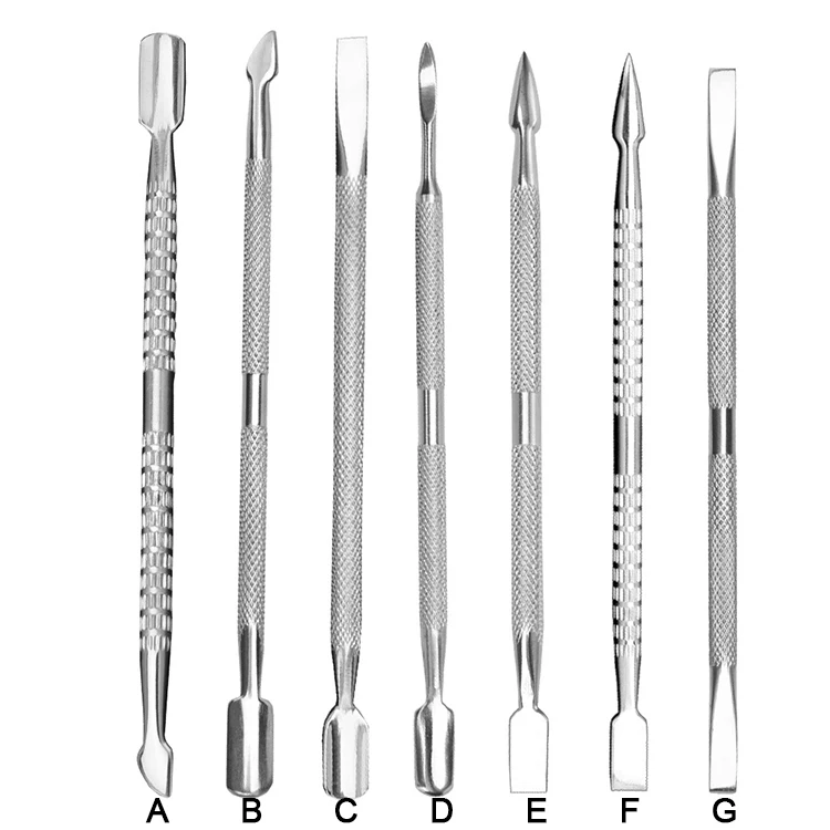New Arrivals Nails Salon Polish Remover Metal Nail Cuticle Pusher Nail Art Tools