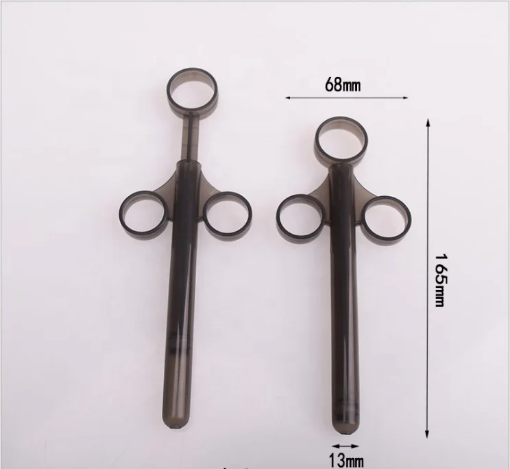 MIni handiness inject lubricating oil sex product couple Lubricant Launcher with Smooth Rounded Tip