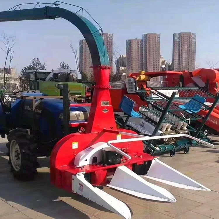 High Productivity Mini Corn Silage Harvester New Condition Tractor Combine Harvester Maize Rice Crops Grain Farm Engine Gear
