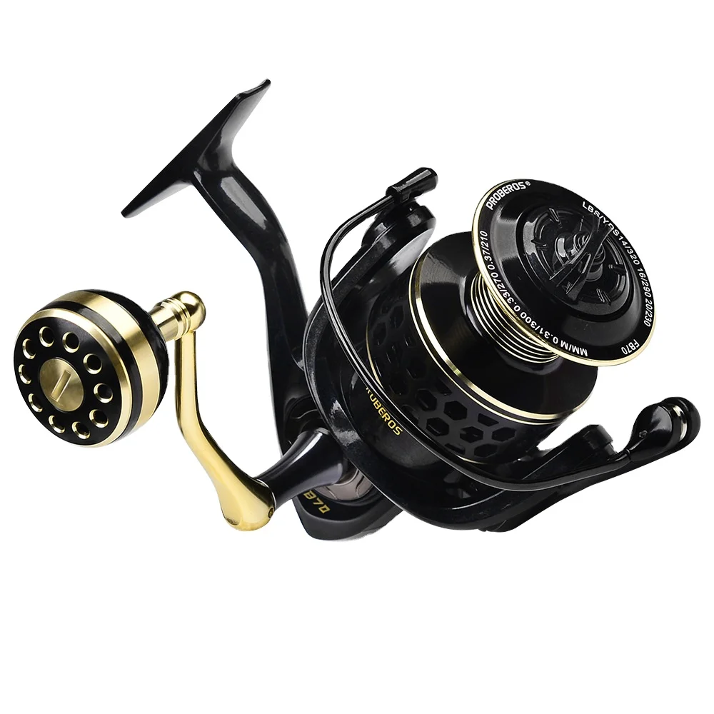 High strength Metal hard reel body 400G 5.1:1 wholesale fishing rods and reels