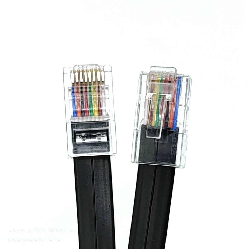 8p8c extension cable RJ45 flat cable computer connecting cable conforming to ce/rohs standard