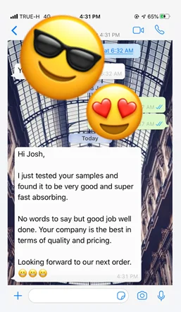 cheap organic cotton Oem Odm best Soft and Fit Relax Night Wing 35cm (4Pcs) Sanitary Napkin