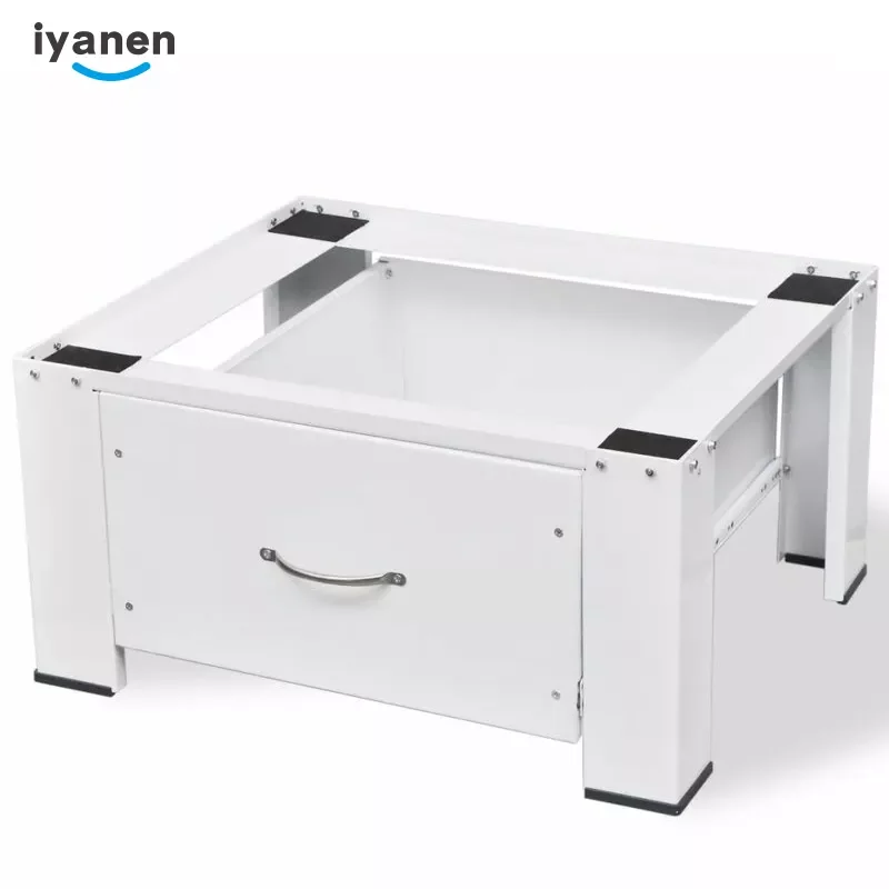 Steel Bathroom Adjustable Washing Machine Fridge Base
