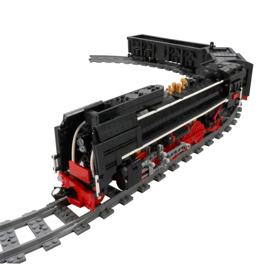 Mould King 12003 Train Track Big Building Blocks Bricks Digital Block Toy Remote Control Bricks Railway Toys for Children