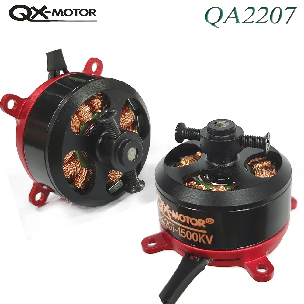 QX-MOTOR QA2207 1500KV Brushless Metal Motor Large Thrust ESC for RC Drone Remote Control Toy Model Parts