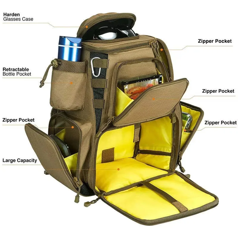 Top Quality Multi-Pocket Fishing Pack Accessories Rucksack Carp Fishing outdoor fishing  backpack