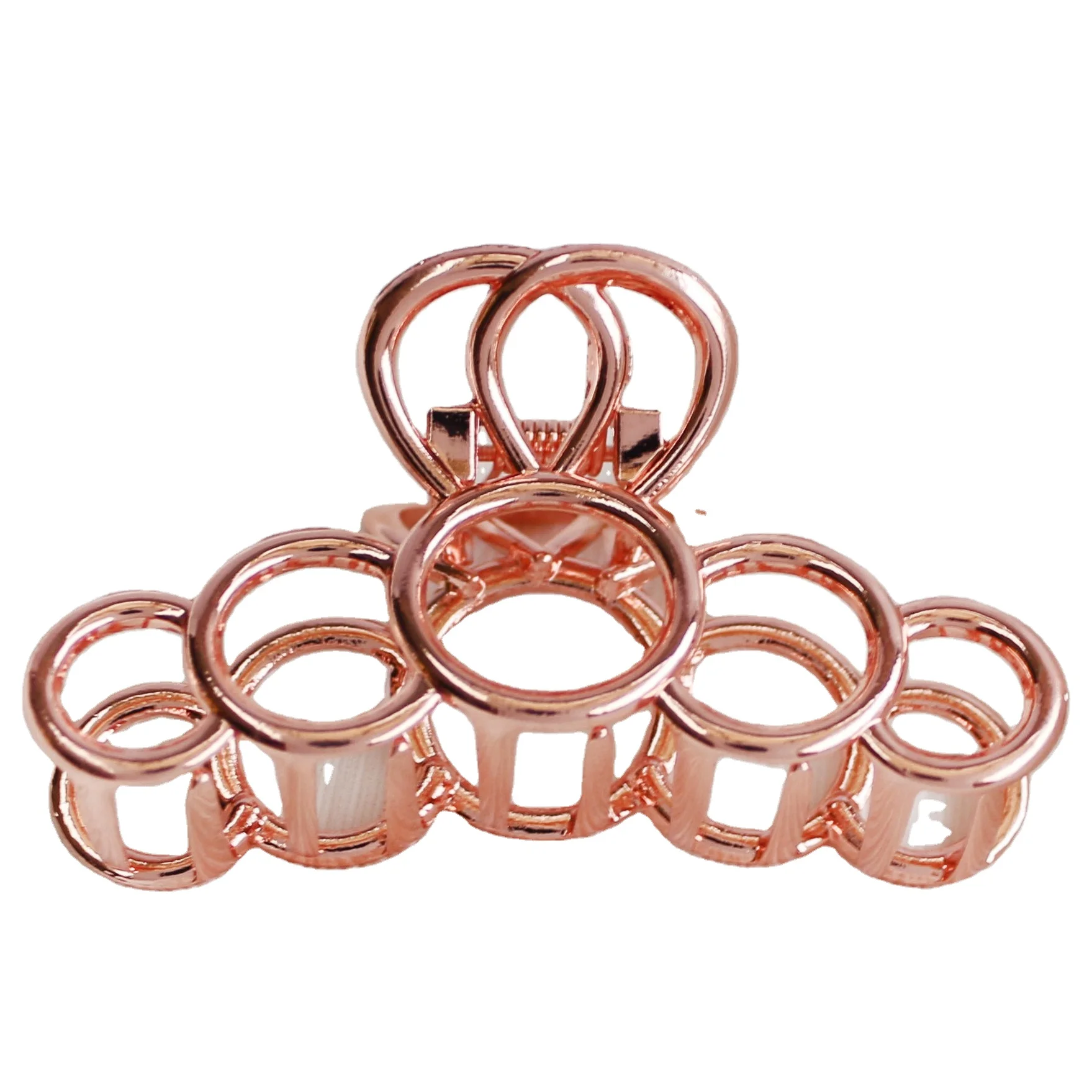 Wholesale Cheap Fancy Geometric Metal Zinc Alloy Large Hair Claw Clips for Women Girls Gold and Silver Wedding Accessories