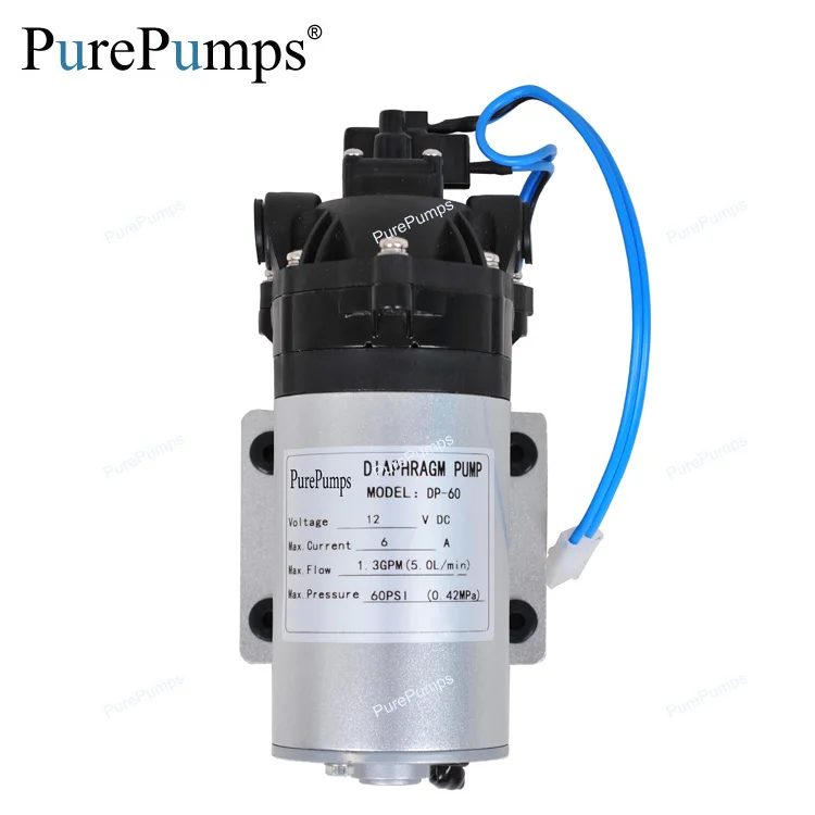 1Mpa pressure 1.3GPM water purifying facility EPDM diaphragm reverse osmosis system boosting water pump
