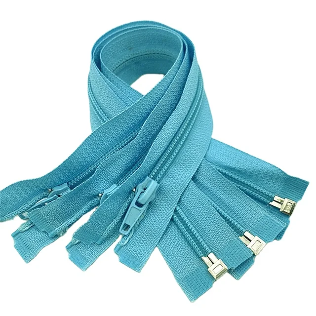 Sewing Accessories No.3/4/5/7/8/10 Nylon zipper Open-end Close-End Antomatic Lock Slider Zipper for Garment Down Jacket