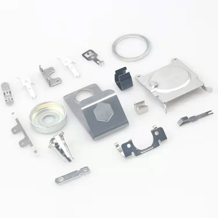 Custom France Germany switch electrical connector metal stamping copper brass metal strip battery connector terminal