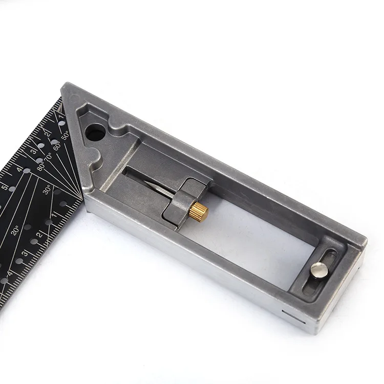 Aluminum alloy right angle 45/90 degree triangular square ruler 30cm woodworking multifunctional woodworking ruler