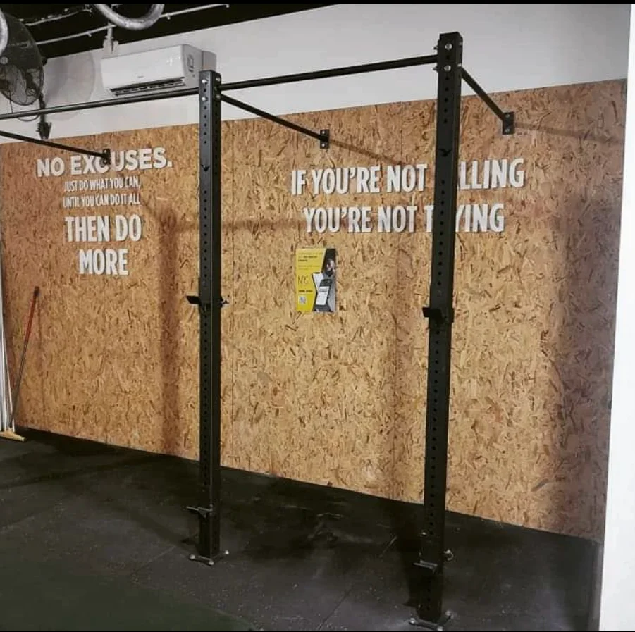 cross training 10ft Wall Mount Rig Single Station multi functional Wall Mounted rigs and racks lane Competition Rigs