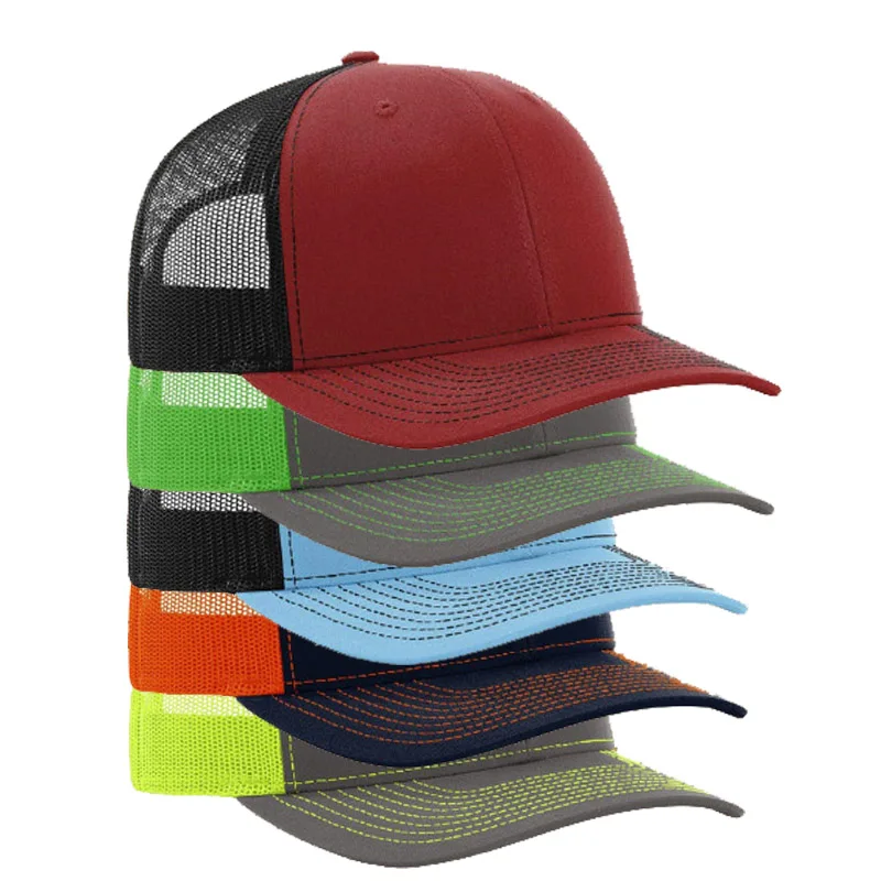 Hot Sale Men Blank Gorras Sport Snap back Cap Unisex Fashion Hip Hop 6 Panel Cotton Trucker Caps Mesh Hat