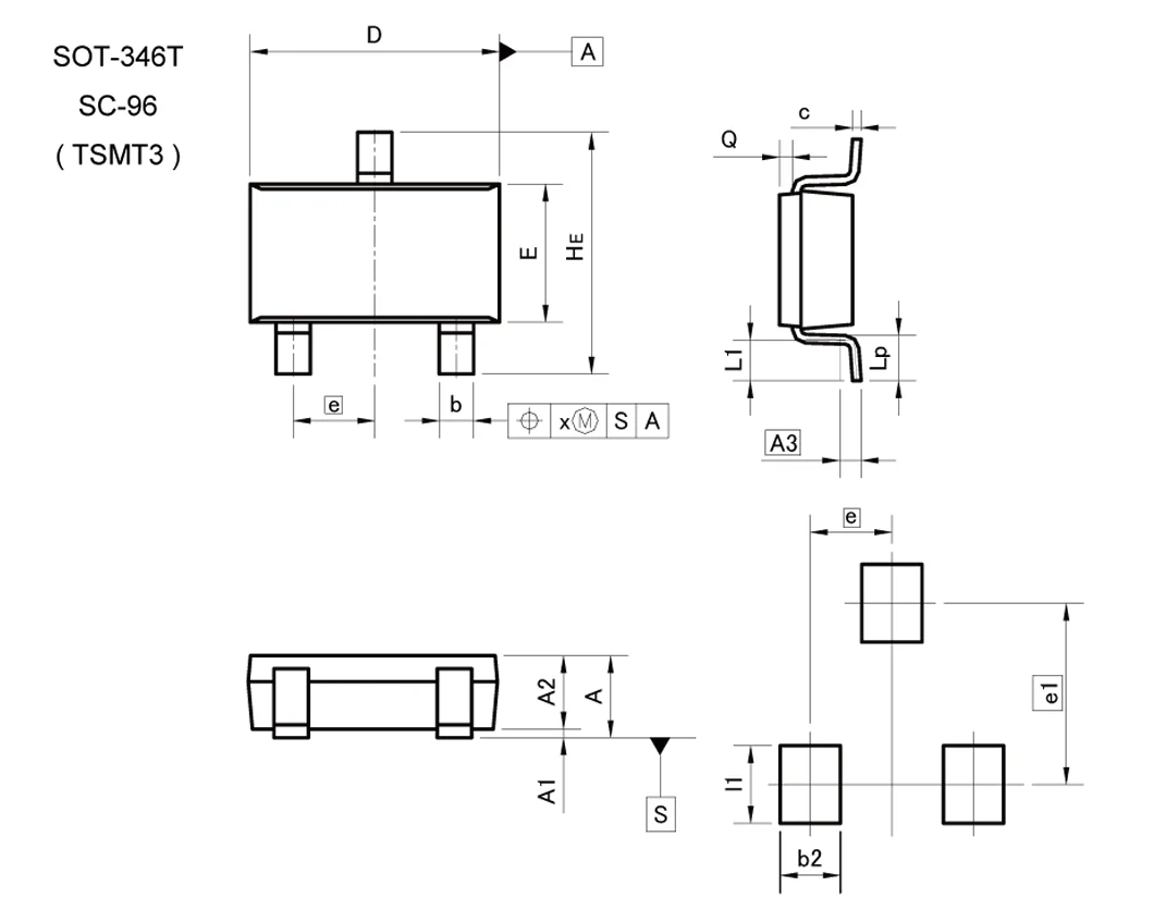 RTR040N03TL ROHM SOT-346T 21+ MOSFET 2.5V Drive N-Chan Nch 30V 4A Middle Power Mosfet for Switching
