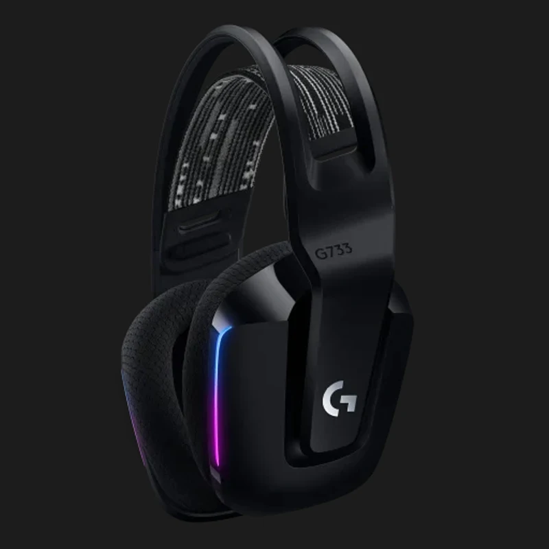 Original Logitech G733 LIGHTSPEED Wireless RGB Gaming Headset X 2.0 surround sound PRO-G DTS Headphone For Computer Gamers