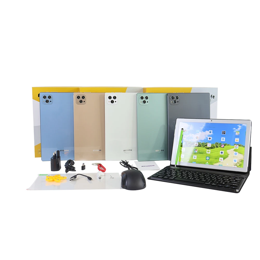 Планшет ATOUCH X19 Life 10,1 дюймов, четырехъядерный, Android-Планшет 5G, сеть 8 ГБ + 512 ГБ, планшетный ПК для бизнеса