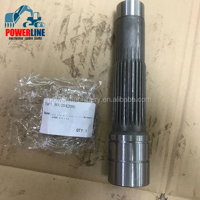 2042080  Travelling Motor Shaft  for Hitachi ZX160LC-3  ZX160LC-3-AMS  ZX160LC-3-HCME  ZX180LC ZX180LC-3 Excavator Spare  Parts