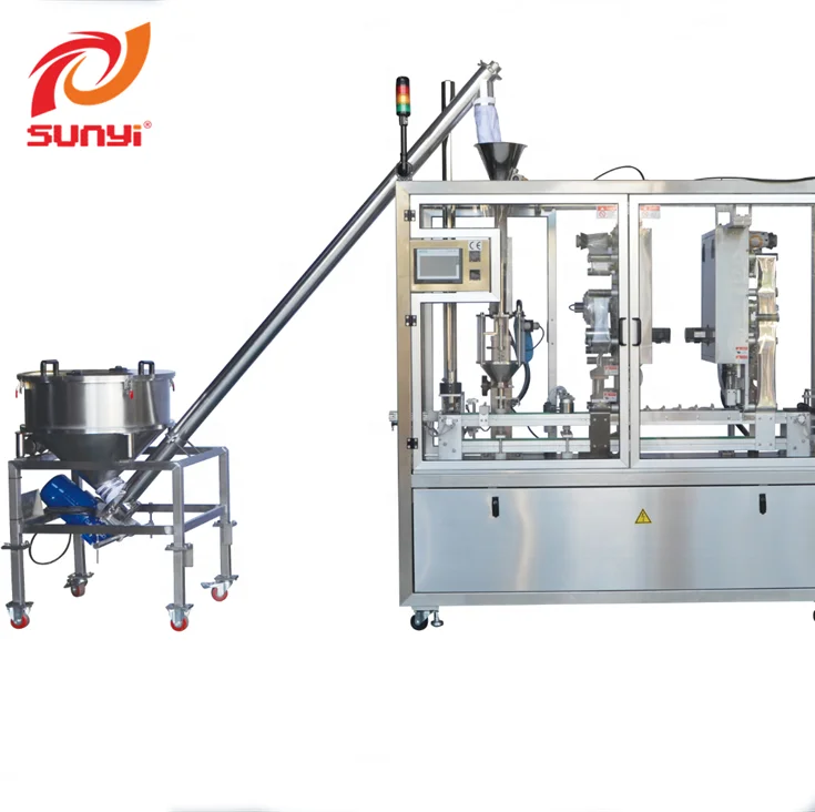 New Design Liquid Coffee Powder Milk Powder Automatic Filling Machine Powder Capsule Packaging With High Speed High Accuracy