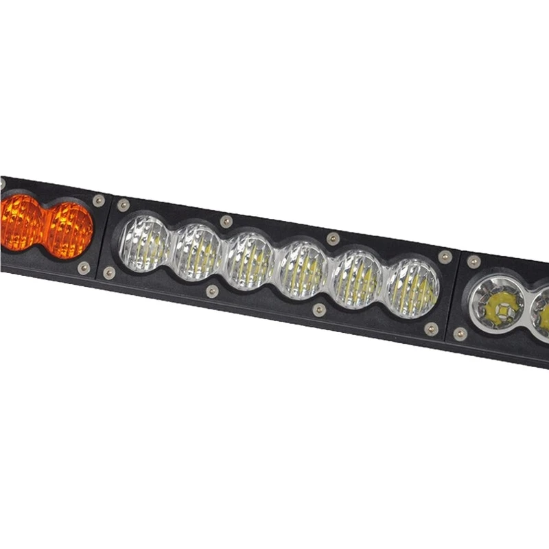 Лидер продаж 5 Вт США чип Янтарный фонарь 120 Вт 150 Вт 180 Вт Однорядный светодиодный фонарь изогнутый СВЕТОДИОДНЫЙ Автомобильный светильник двухцветный 2 года гарантии