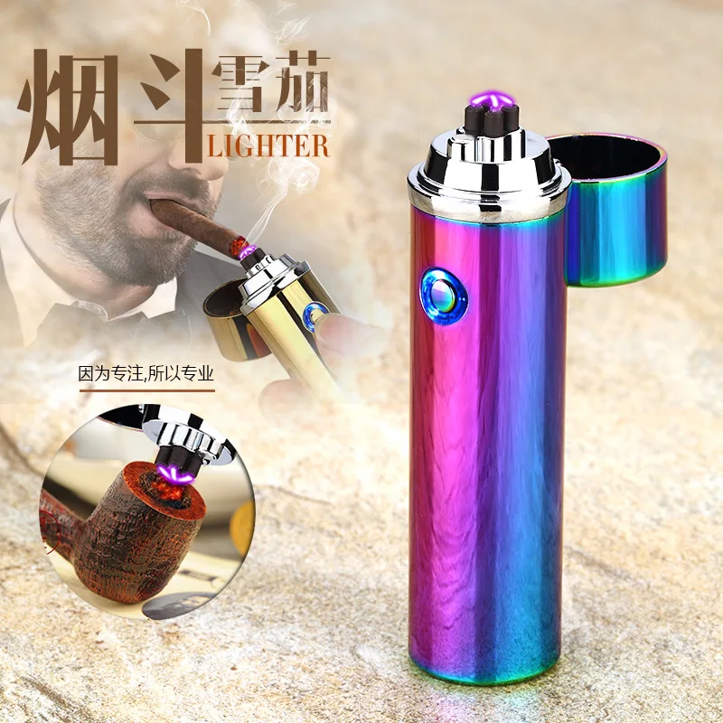 Electric Rechargeable Arc Candle Lighter USB Lighter with Upgraded LED Battery Display Safety Switch