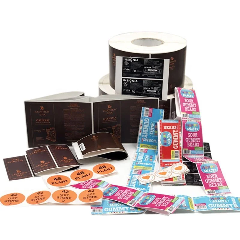 Wholesale custom cheap Price stickers with logo packaging label Waterproof stickers label