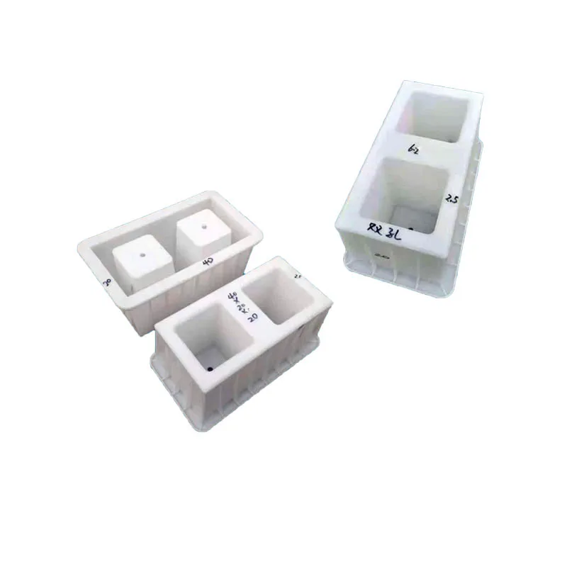 Factory direct sales 2022 new design double hole hollow brick injection mold wall brick40*20*20