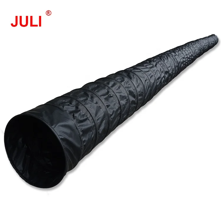PVC antistatic fire retardant polyester vinyl spiral flexible duct for coal mine
