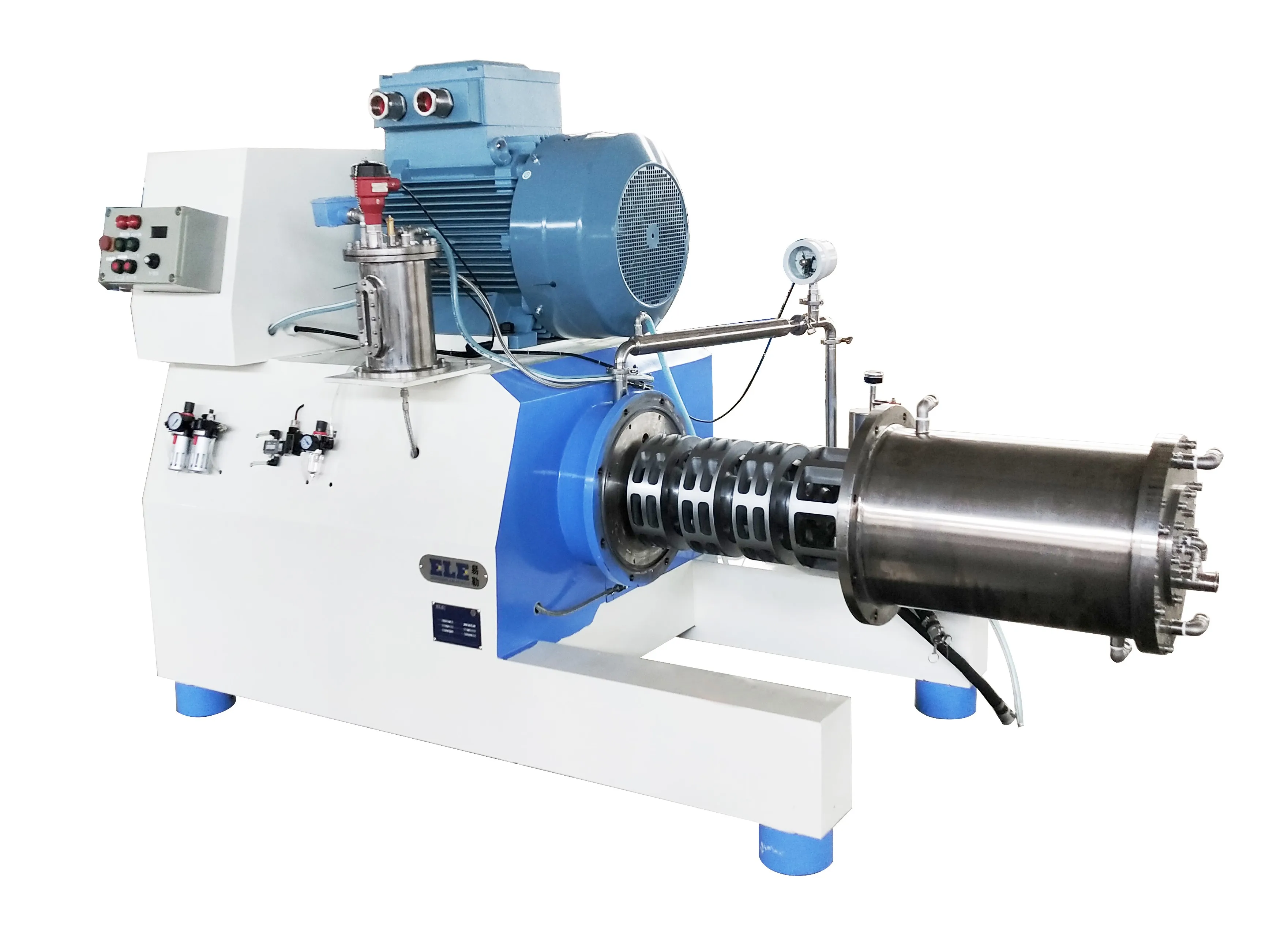 Ultrafine grinding bead mill horizontal pin type for ink paints