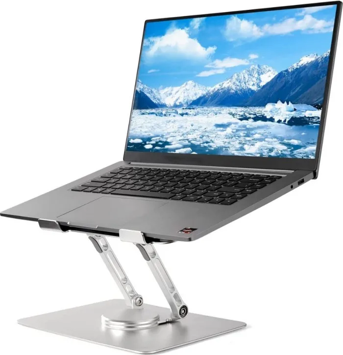 360 rotatable notebook holder aluminium adjust laptop foldable stand