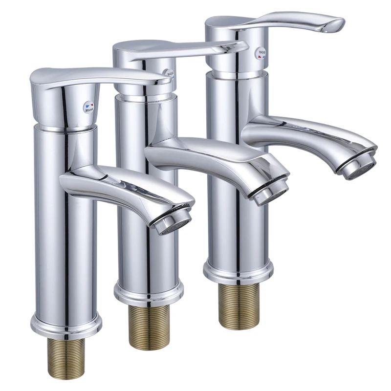 Modern Single Hole Single Handle  Water Sink Mixer Tap Bathroom Wash Basin Faucet