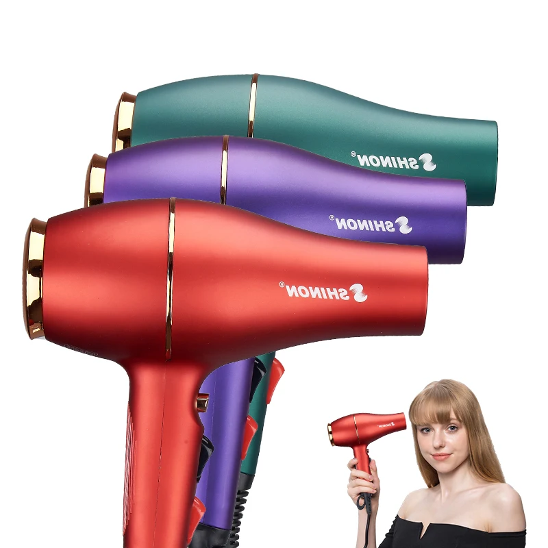 SHINON SH8199 2000w Negative Ion 2 Gears Professional Electric Strong Wind Standing Hair Dryer For Household