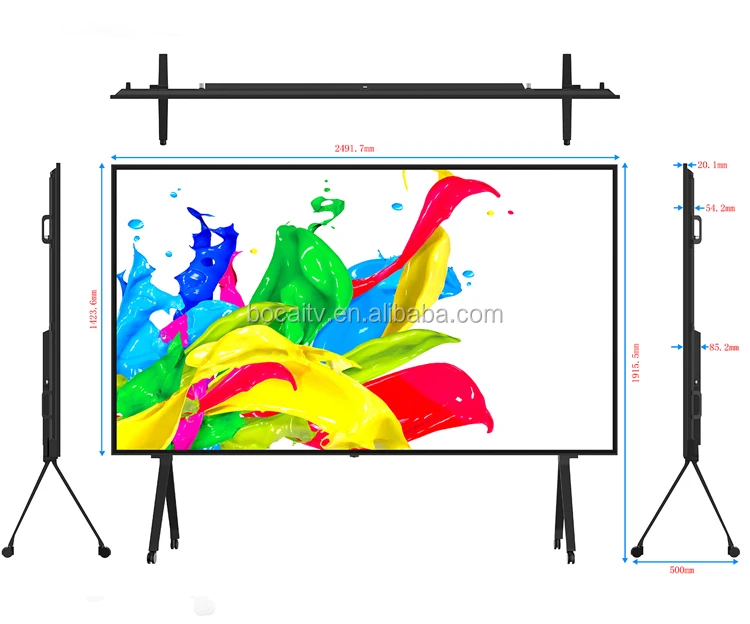 Factory custom processing100/110inch Smart TV 4k UHD Led TV Televisions with Wifi Smart with