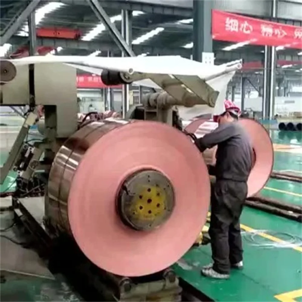 0.02mm Thickness Thin Red Pure Copper Foil Coil Strip Price for Sale