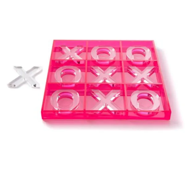 Прозрачная шахматная игра Hot Acrylic Tic Tac Game