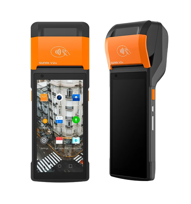 5.5 Inch Handheld Android Wifi Nfc Rfid Scanner Qr Code Swipe Portable All In One Payment Pos Machine