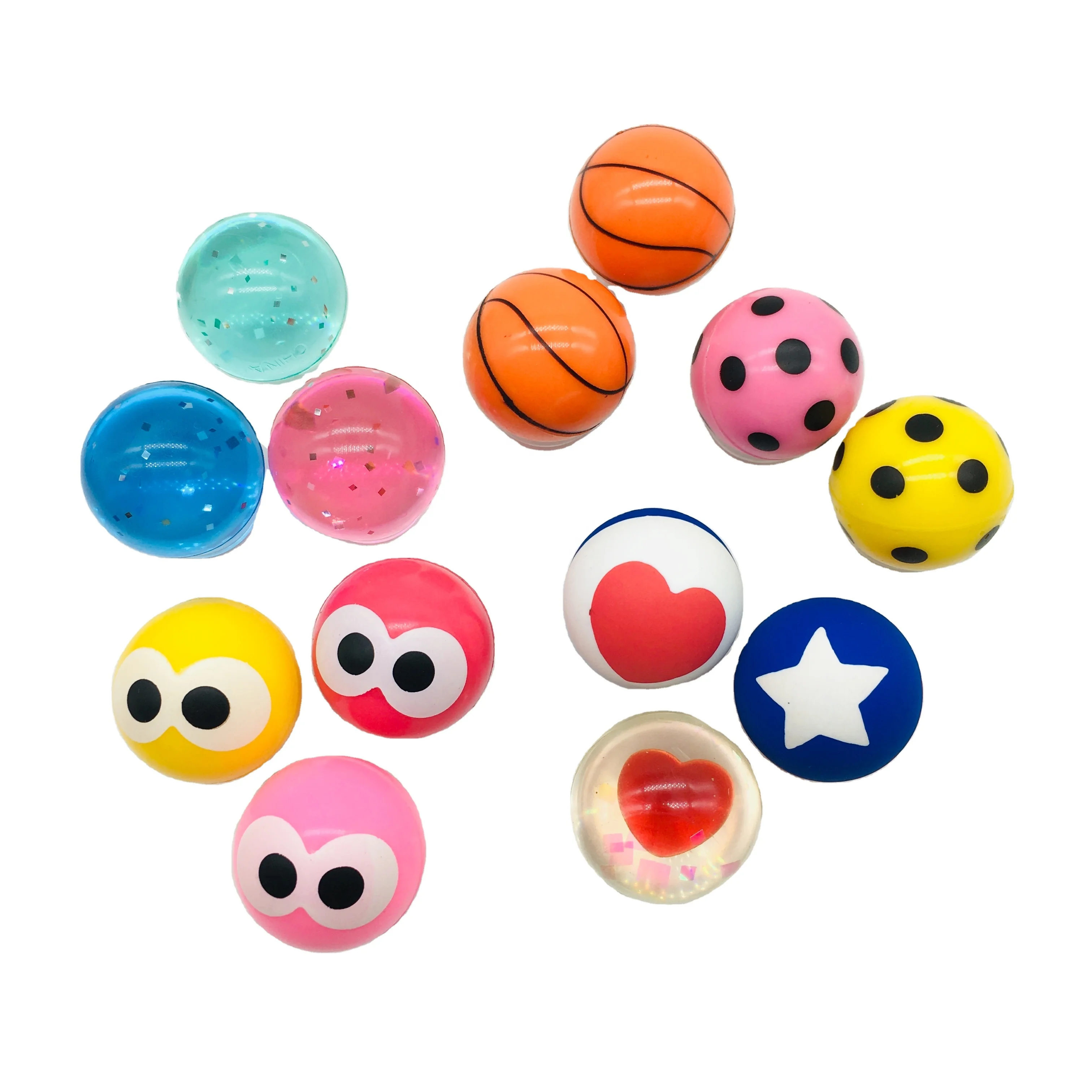 27 мм 32 мм 45 мм 49 мм супер прыгающий игрушечный шар торговый автомат заправки оптом