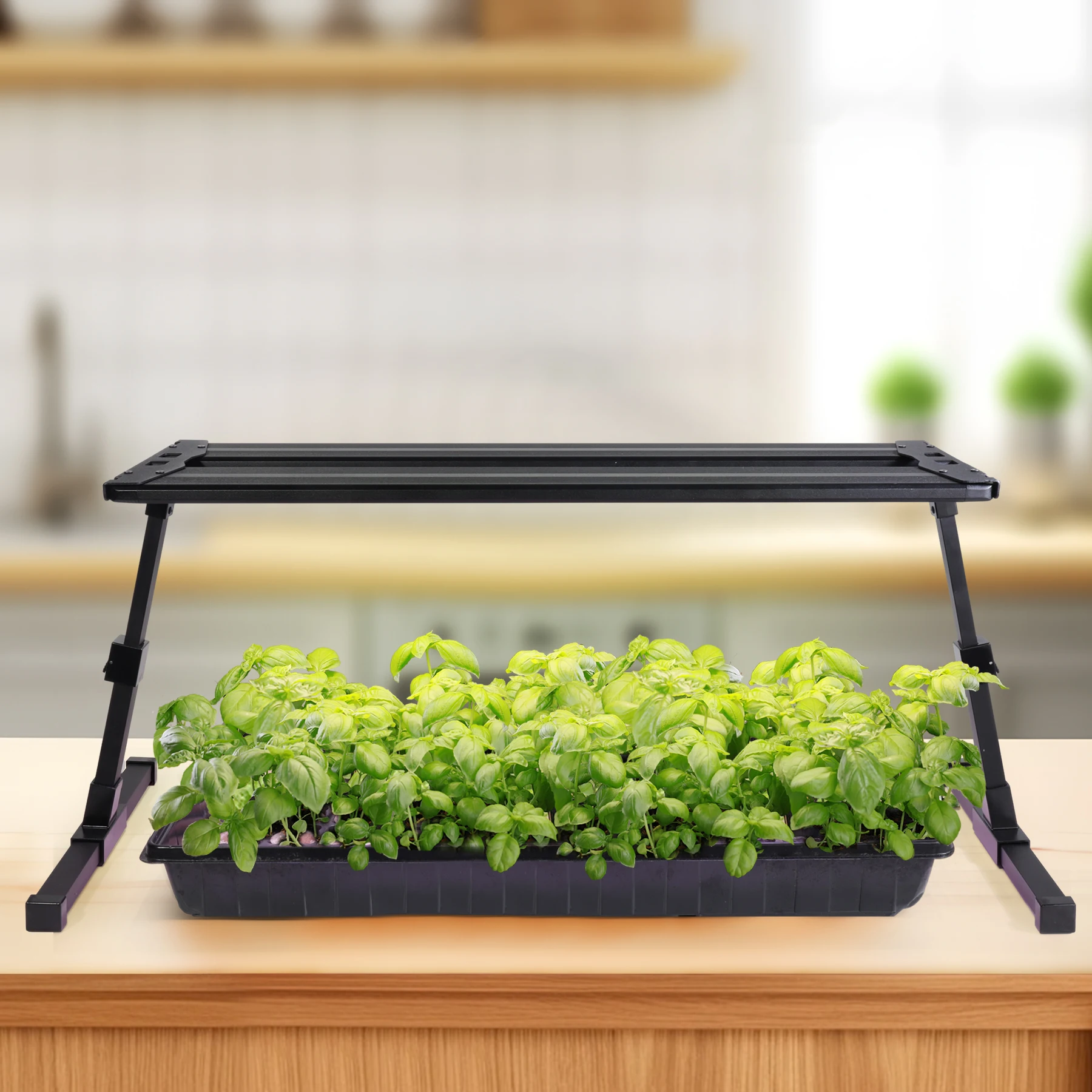 J&C 48W Pro Seedling LED Grow Light Large Panel Nursery Plant Light Height Adjustable Plant Light Hanging