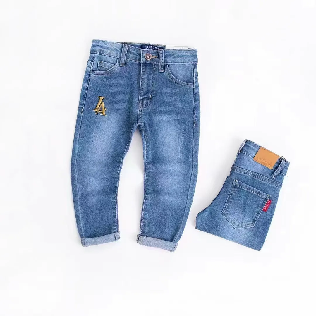 Toddler Boys Jeans Pants Stretch Denim Jeans Clothes Kids Trousers for 3 to 8 years Boys Pants