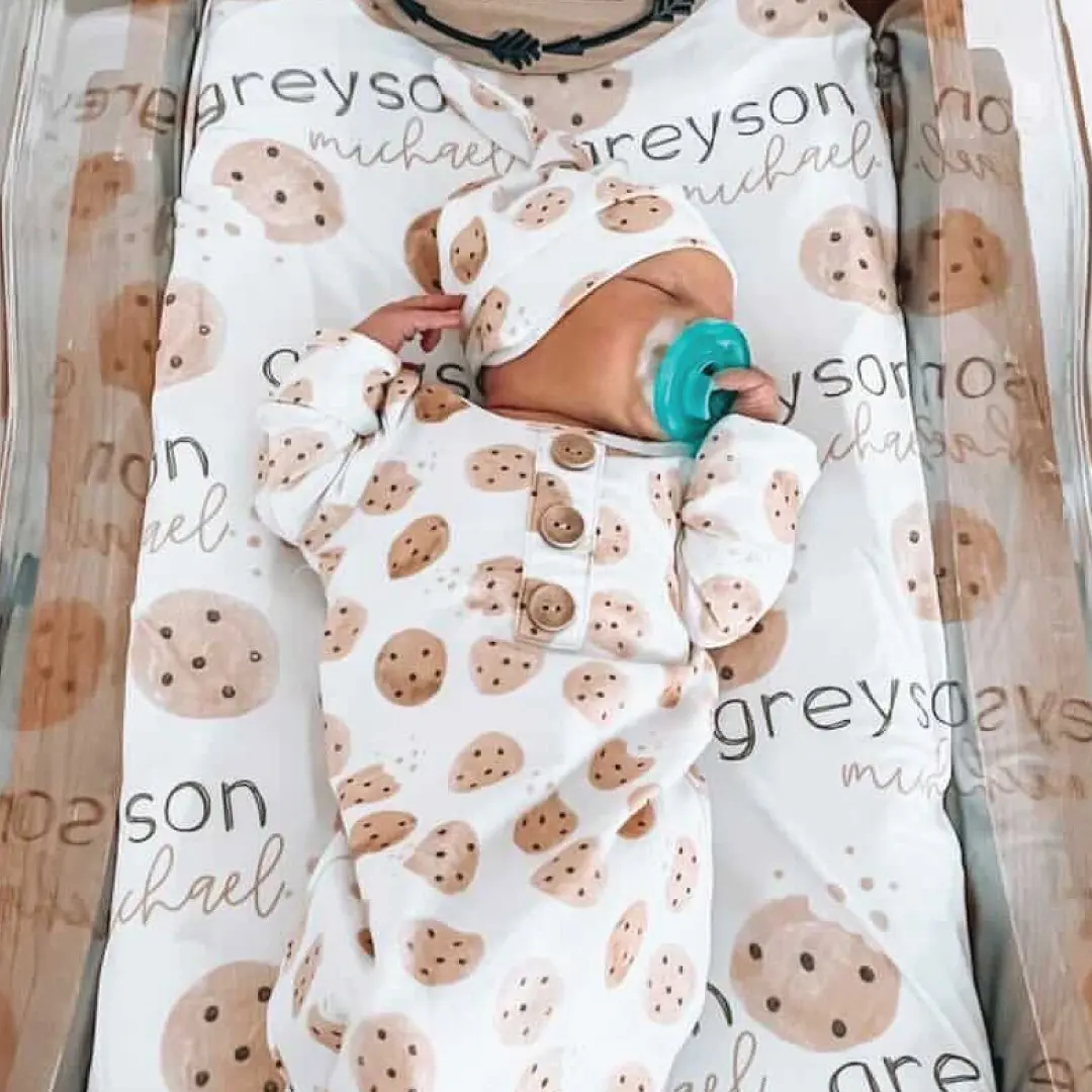 Custom Print Bamboo Cotton Baby Crib Sheets Fitted Cover Baby Bed Sheets OEM Super Soft Baby Crib Sheets