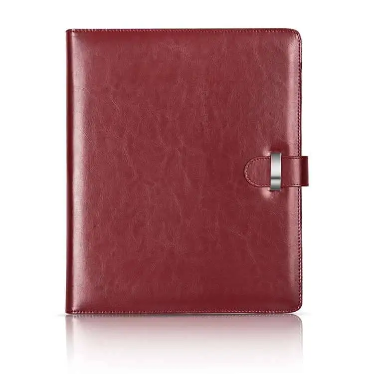 Cheap Hot Sale Top Quality PU A4 Luxury Leather Portfolio Folder