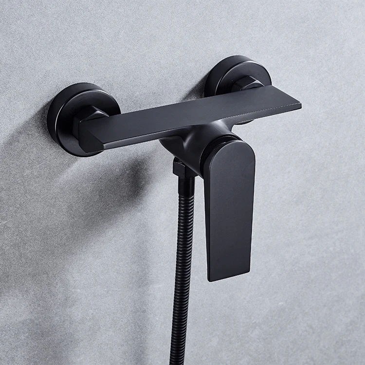 Модный настенный смеситель для ванной комнаты AIM, простой очиститель, однофункциональный смеситель для душа