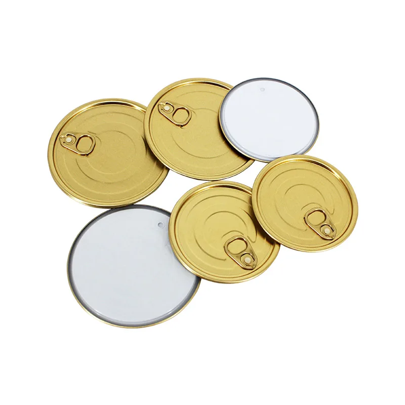 #202 #211 #300 #307 #401 Easy Open End EOE Aluminum Lids SPTE TFS RPT SOT FO for Canned Food Meat Empty Cans
