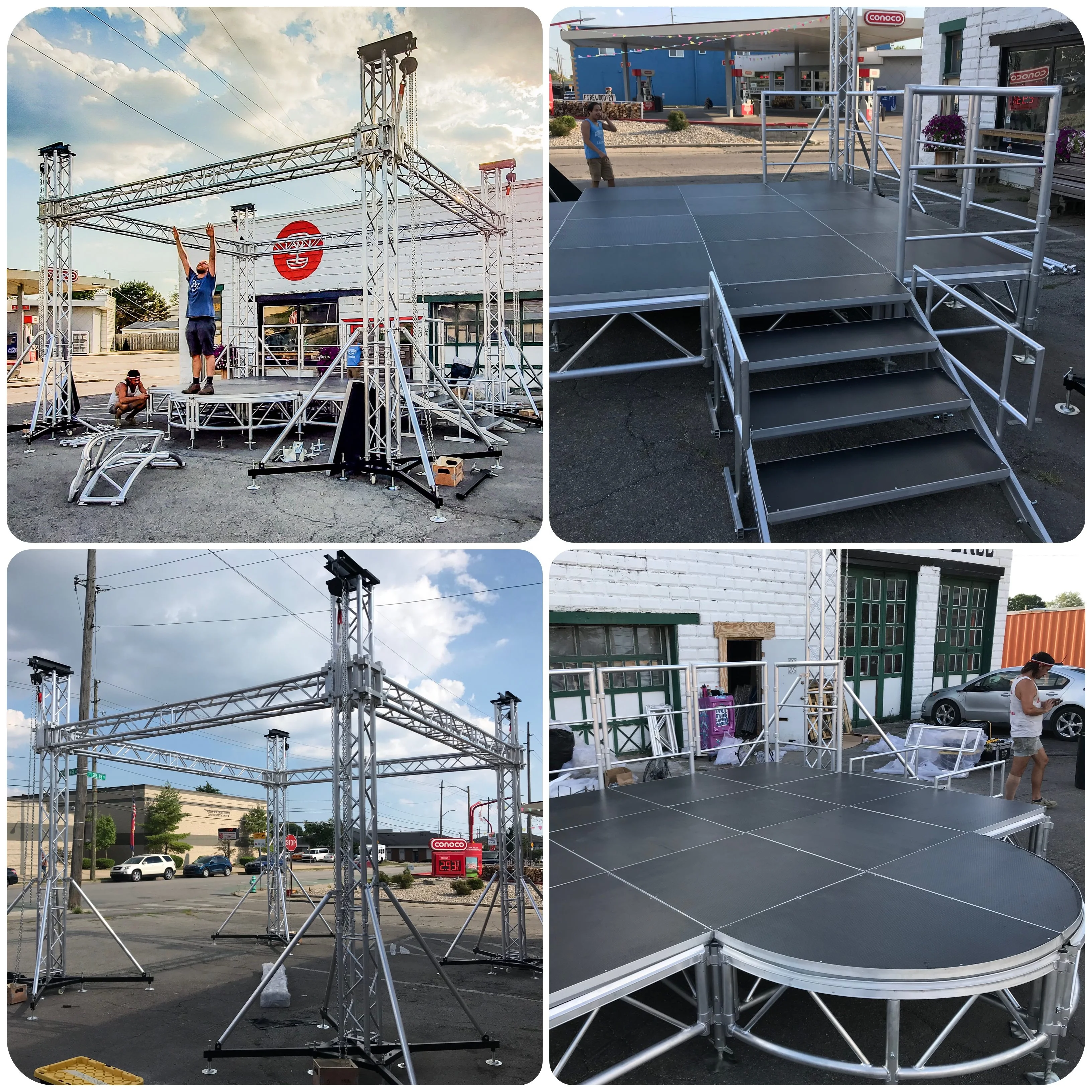 1.5 meter dj truss system totem dual truss totem for moving head light speaker