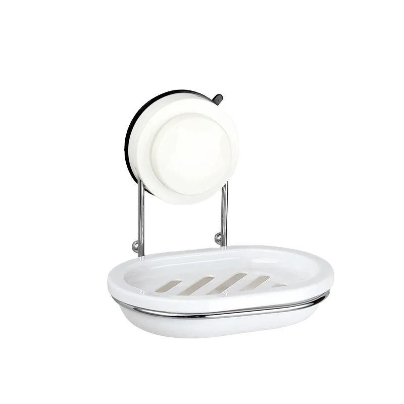 Wall Mounted Sucker Soap Dish For Bathroom