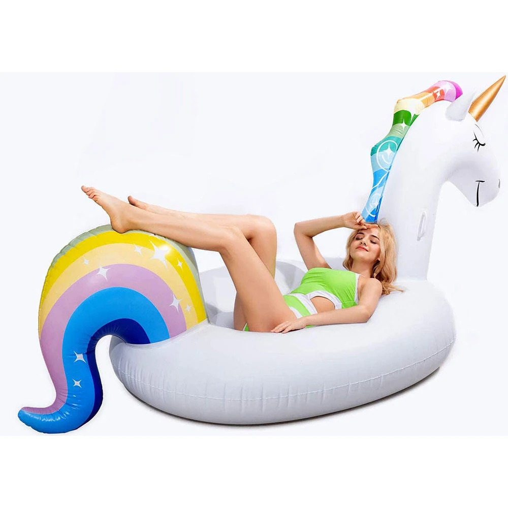 Надувной детский надувной поплавок для бассейна в виде носорога ездить