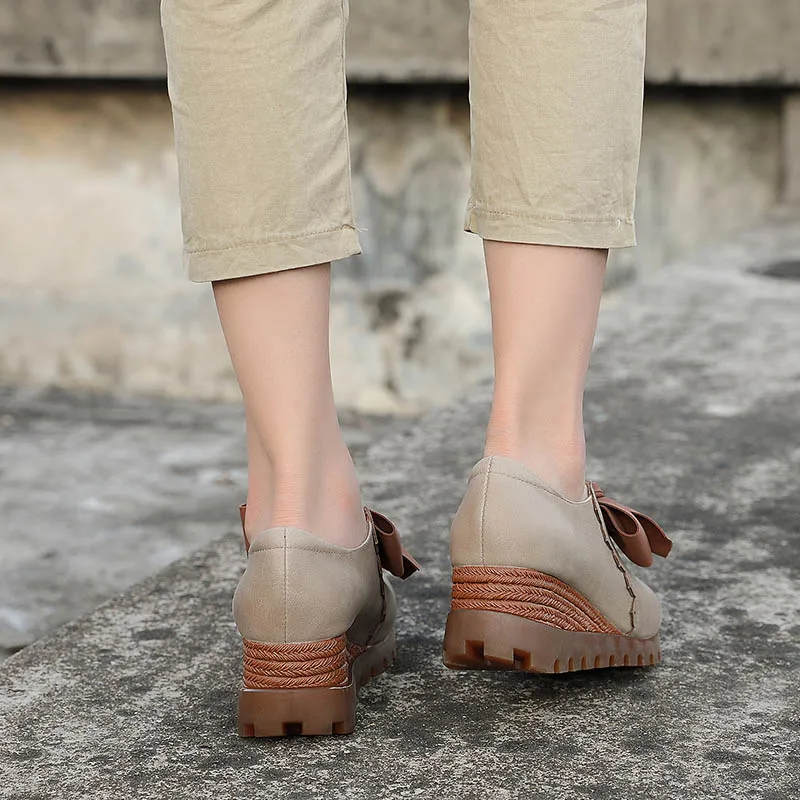 Women Flat Shoes Thick Sole Platform Shoes Fringe Spring Tassels Fashion Summer platform shoes women