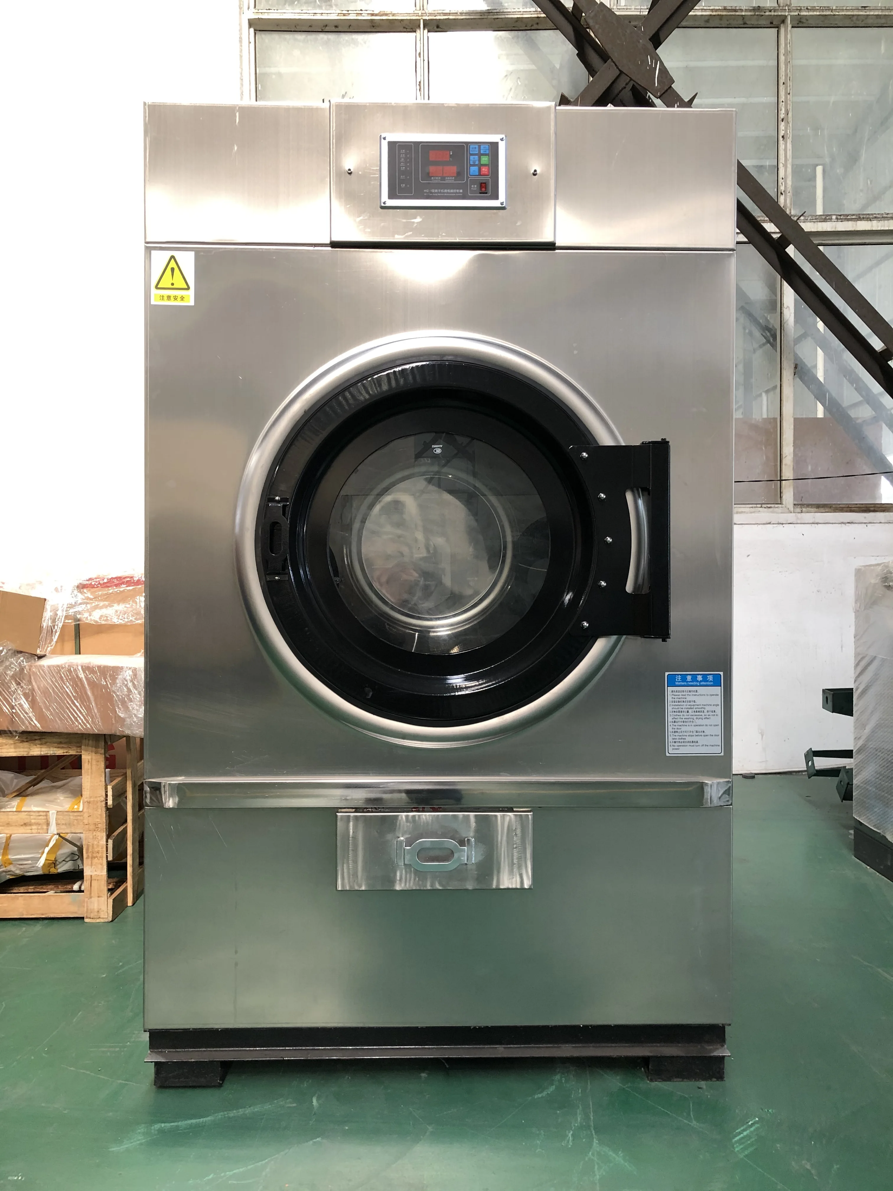 2024 Industrial lpg gas heating tumble dryer