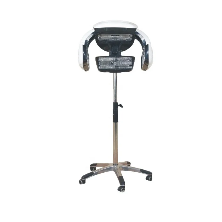 
professional hair salon color processor hair accelerator with fan quartz heater 1200W stand hair dryer machine 