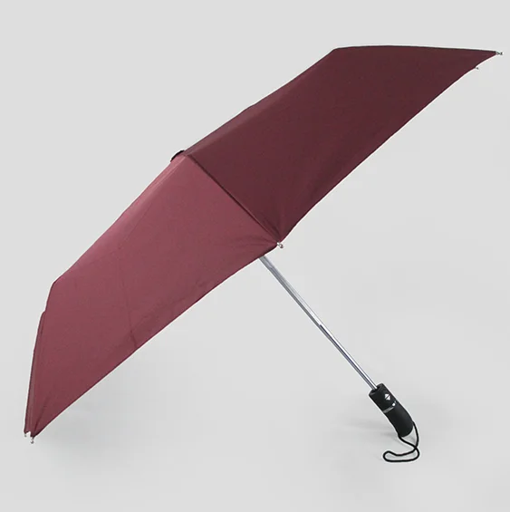 2023 super light Auto open and close three folding umbrella automatic foldable umbrella custom  Spring and summer sun protection