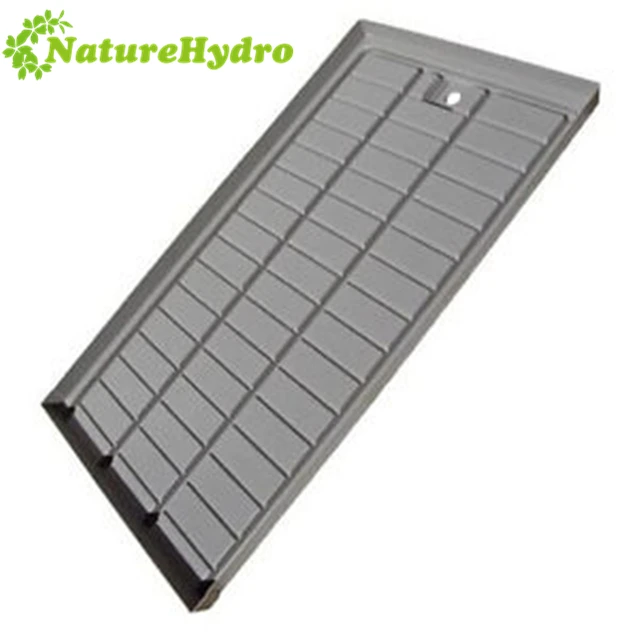 Hydroponic plastic grow trays, propagation nursery drain trays